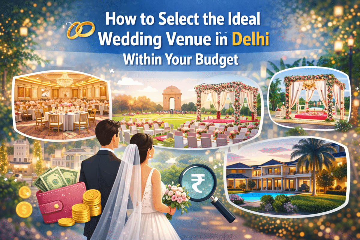 How to Select the Ideal Wedding Venue in Delhi Within Your Budget